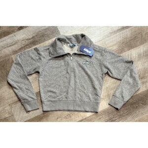 Prince Pickleball Sweatshirt Gray 1/4 Zip Womens XS
